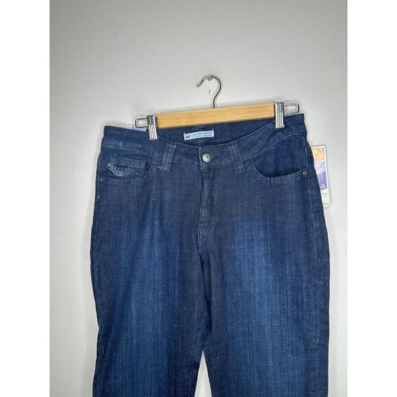 Lee Women's Jeans Barely Bootcut Blue Mid Rise Fit Denim Stretch Size 12 M NWT - Picture 7 of 8
